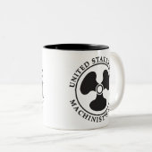 Tasse 2 Couleurs Coupe de café Machinist (Devant droit)