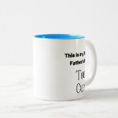 Tasse 2 Couleurs Coupe de Fête des pères (Devant droit)