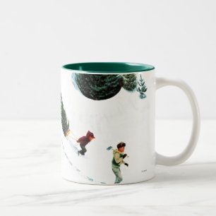 Tasse 2 Couleurs Coupe de l'arbre