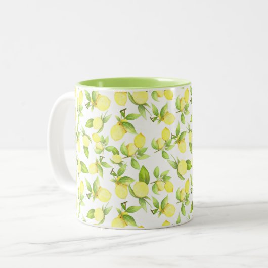 Tasse 2 Couleurs Coupe de Lemon (Devant gauche)