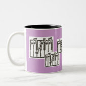 Tasse 2 Couleurs Coupe de musique (Gauche)