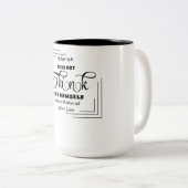 Tasse 2 Couleurs Coupe d'Espresso Inspirative (Devant droit)