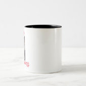 Tasse 2 Couleurs Coupe Deux Tons, Gato Désapprouve (Centre)