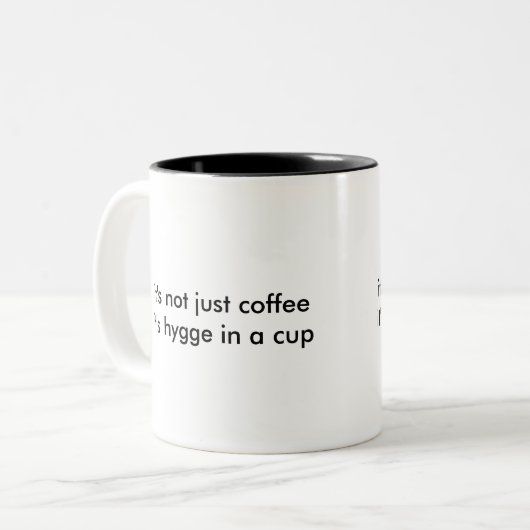 Tasse 2 Couleurs Coupe D'Hygiène (Devant gauche)