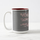 Tasse 2 Couleurs Coupe du code de combat (Gauche)