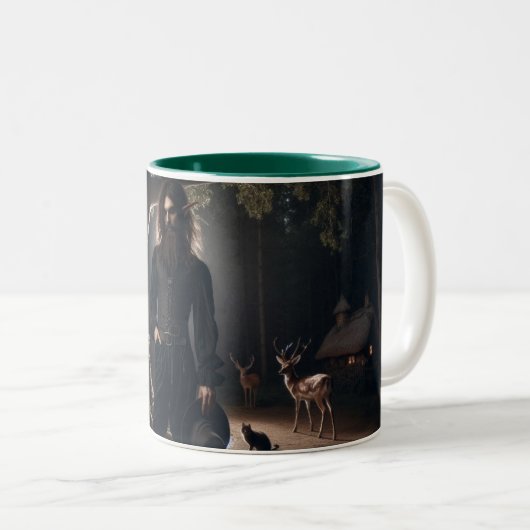 Tasse 2 Couleurs Coupe Forest Gnome (Devant droit)