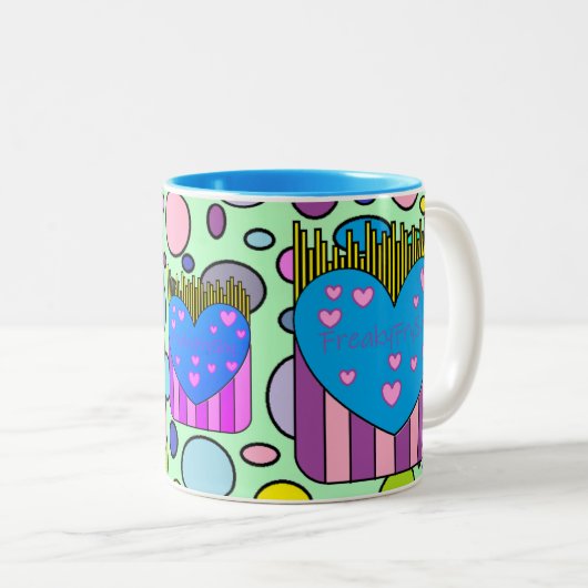 Tasse 2 Couleurs Coupe FreakyFry (Devant droit)