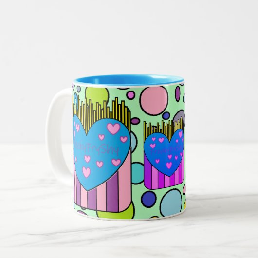 Tasse 2 Couleurs Coupe FreakyFry (Devant gauche)