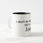 Tasse 2 Couleurs Coupe humoristique Joe (Devant gauche)