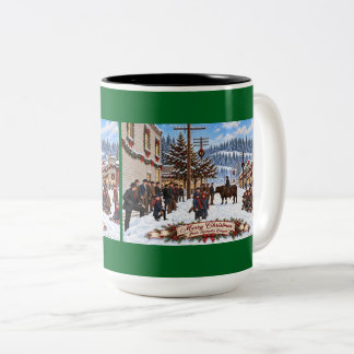 Tasse 2 Couleurs Coupe Joyeux Noël de Sumpter Oregon