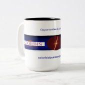Tasse 2 Couleurs Coupe Logo Sciorbis Business Group LLC (Devant gauche)