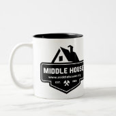 Tasse 2 Couleurs Coupe Middle House de café (Gauche)