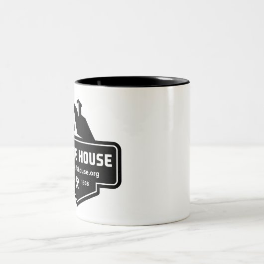 Tasse 2 Couleurs Coupe Middle House de café (Centre)