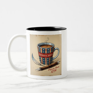 Tasse 2 Couleurs Coupe Patriotic Brew 1776 de café