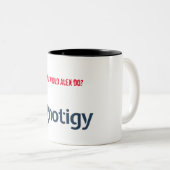 Tasse 2 Couleurs Coupe personnalisée Alex (Devant droit)