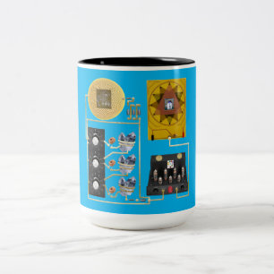 Tasse 2 Couleurs Coupe radionique 3