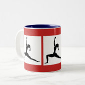 Tasse 2 Couleurs Coupe Red Blue Coffee (Devant gauche)