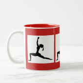 Tasse 2 Couleurs Coupe Rouge de café (Gauche)