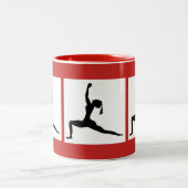 Tasse 2 Couleurs Coupe Rouge de café (Centre)
