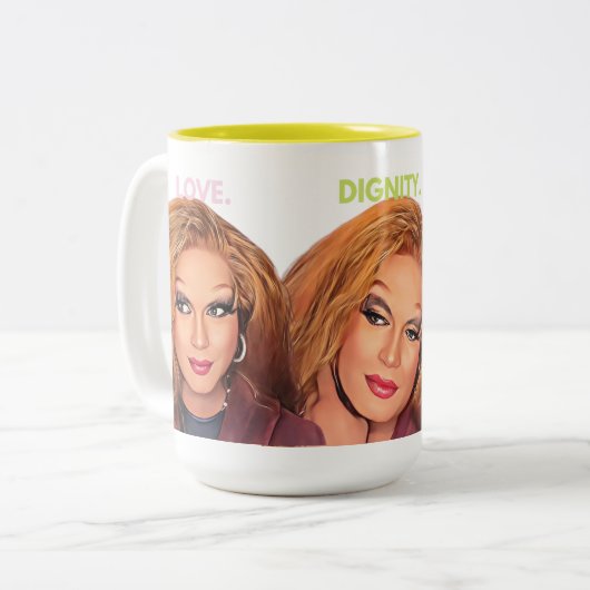 Tasse 2 Couleurs Coupe Roxy (Devant gauche)