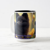 Tasse 2 Couleurs Coupe Schipperke (Devant gauche)