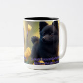 Tasse 2 Couleurs Coupe Schipperke (Devant droit)