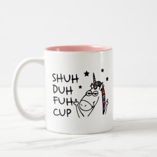 Tasse 2 Couleurs Coupe SHUH DUH FUH avec le Humour de design Unicor