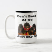 Tasse 2 Couleurs Coupe Tibétaine de mastiff (Gauche)