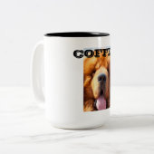 Tasse 2 Couleurs Coupe Tibétaine de mastiff (Devant gauche)