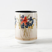 Tasse 2 Couleurs Couper le vase des fleurs (Centre)