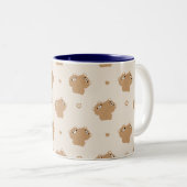 Tasse 2 Couleurs Couple d'ours Brown mignon (Devant droit)