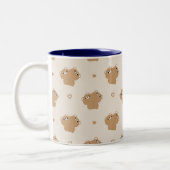 Tasse 2 Couleurs Couple d'ours Brown mignon (Gauche)