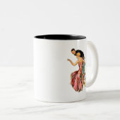 Tasse 2 Couleurs Couple engagé (Devant droit)