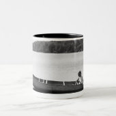 Tasse 2 Couleurs Couples dans un canoë (Centre)