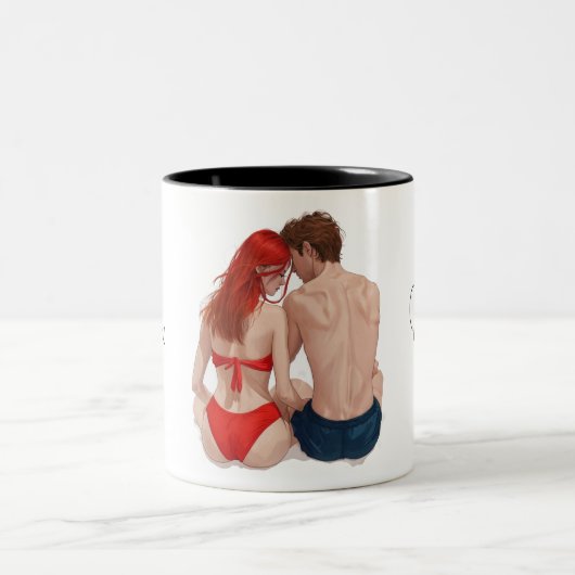 Tasse 2 Couleurs Couples de You & Me Muples Muple (Centre)