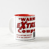 Tasse 2 Couleurs Couponer extrême (Devant gauche)