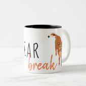 Tasse 2 Couleurs Coupure d'ours (Devant droit)