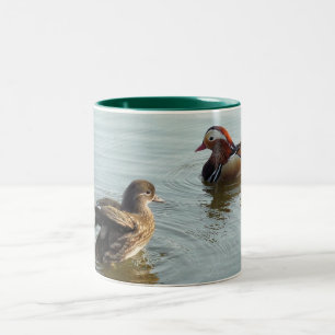 Tasse 2 Couleurs Courage de canards mandarins