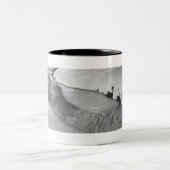 Tasse 2 Couleurs Courant en hiver B&W (Centre)