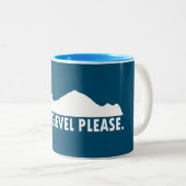 Tasse 2 Couleurs Courchevel France (Devant droit)