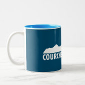 Tasse 2 Couleurs Courchevel France (Gauche)
