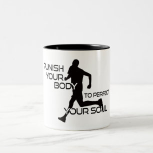 Tasse 2 Couleurs Coureur Punir Votre Corps Pour Perfectionner Votre