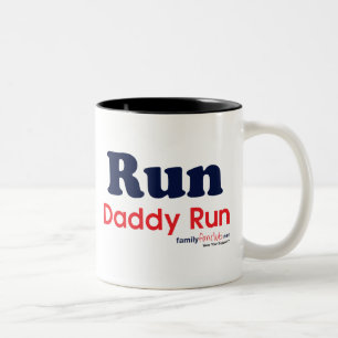 Tasse 2 Couleurs Courez la course de papa