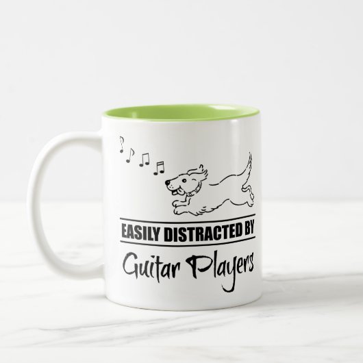 Tasse 2 Couleurs Courir un chien facilement distrait par les joueur (Gauche)