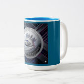 Tasse 2 Couleurs Couronne d'Argent (Devant droit)