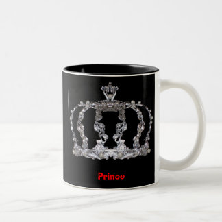 Tasse 2 Couleurs couronne de prince, prince