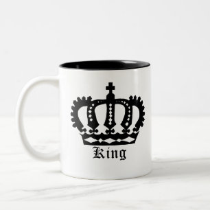 Tasse 2 Couleurs Couronne noire