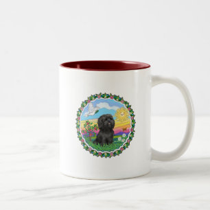 Tasse 2 Couleurs Couronne - Shih Tzu noir