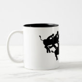 Tasse 2 Couleurs course de chevaux (Gauche)