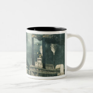 Tasse 2 Couleurs Course de minuit sur le Mississippi, 1875